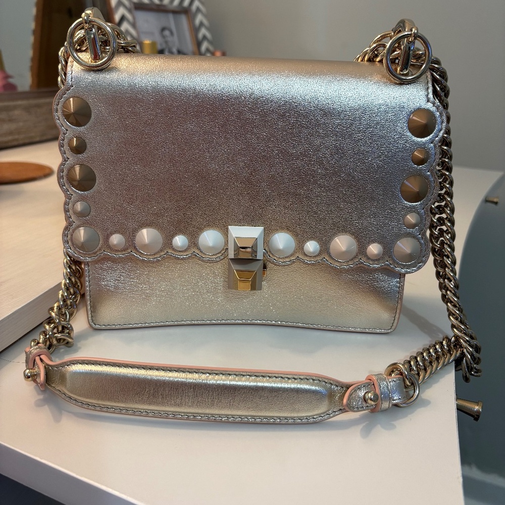 Kan I Small Catalan Mirror / Borchie in Champagne (limited edition)